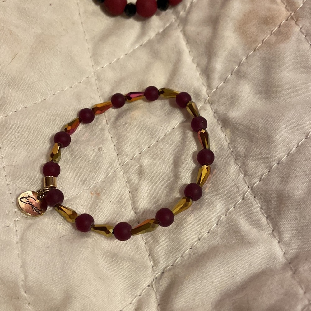 Erimish purple bracelet stack- new - Picture 4 of 6